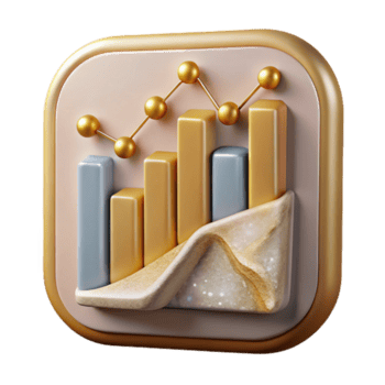 impressionnant moderne moderne graphique graphique icône isolé pour Les données visualisation haute résolution png