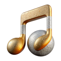 extraordinary classic Modern Music Note Icon Isolated for Entertainment Projects high resolution png
