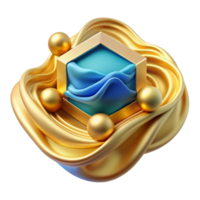 magnificent rustic Nanotechnology Science Innovation Icon Cutout for Material Science premium png