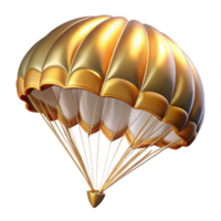 impressive abstract Parachute Open in Sky Transparent for Adventure Sports authentic png