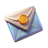 wonderful vintage Realistic Envelope Mockup with Wax Seal Transparent high resolution png