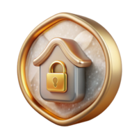 beautiful traditional Smart Home User Privacy Icon Transparent for Data Protection high quality png