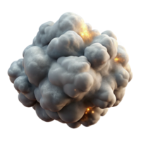beautiful creative Smoke Texture Wispy Gray Isolated for Graphic Design professional png