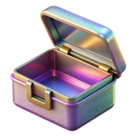 extraordinary abstract Toolbox Open Empty gold Case Transparent Construction Equipment original png