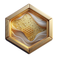 serene modern Transparent Hexagon Grid for Sci Fi Ui Design original png