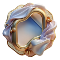impressive artistic Transparent Tech Frame Border for Futuristic Design premium png