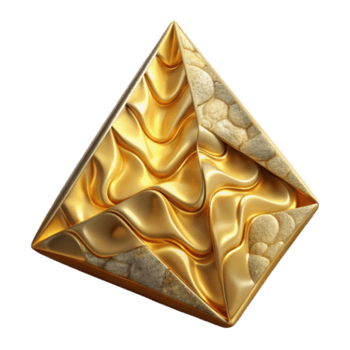 heiter modern Dreieck Mosaik Muster isoliert zum kreativ Projekte hoch Auflösung png