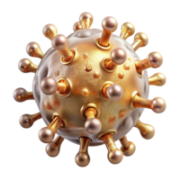 vibrant modern Virus Particle Microbiology Illustration Transparent for Health Presentations exclusive png