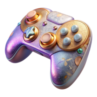 serene minimalist Vr Controller with Buttons and Joysticks Cutout for Game Input premium png