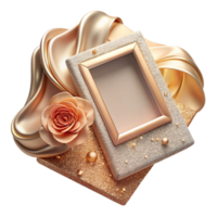 vibrant rustic Wedding Polaroid Photo Frame Template Isolated high resolution png