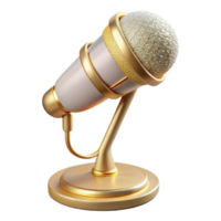 stunning abstract Wedding Speech Microphone Stand Cutout for Reception Speeches high quality png