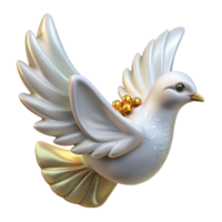serene classic White Dove Bird Peace Symbol Transparent for Ceremony Programs premium png