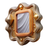 stunning abstract Wooden Picture Frame Cutout Wall Decor Element high resolution png