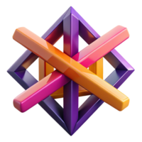 serene rustic A dynamic composition of intersecting, geometric lines, in bold, contrasting colors, illuminated by a dramatic, directional light, with a constructivist art style detailed png