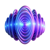 sereno tradicional uma campo do pulsante, energia ondas, irradiando para dentro, iluminado de uma vibrante, néon luz, com uma psicodélico, op-art estilo detalhado png
