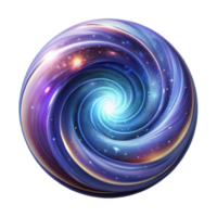 serene vintage A swirling vortex of cosmic energy, forming a galaxy-like structure, illuminated by a bright, celestial light, with an astronomical art style high resolution png