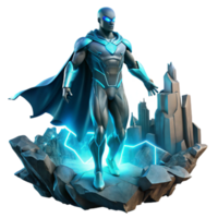 vibrant abstract A shapeshifting superhero mid-transformation, with their body partially morphing into a wolf, lit by a flickering candlelight, in a dark, horror-inspired style detailed png