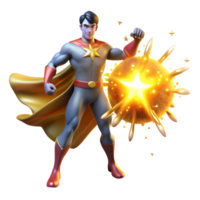 wonderful abstract A cosmic superhero with celestial energy swirling around them, creating a supernova, lit by the blinding light of exploding stars, in a grand, epic style authentic png