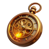 vibrant artistic A portrait of a steampunk cat wearing goggles and a tiny top hat, illuminated by a warm, inviting light professional png