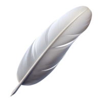 impressive artistic A single perfect white feather floating in the air, soft lighting, minimalist style original png