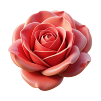 wonderful abstract A single, perfect rose, close-up, soft lighting, romantic style high resolution png