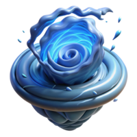 beautiful abstract A powerful elemental with body made of swirling water, controlling a raging storm, illuminated by flashes of lightning. Fantasy art, dynamic style high resolution png