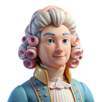 impressive rustic Portrait of a Rococo aristocrat with elaborate dress and playful expression, soft pastel lighting, Rococo art style authentic png