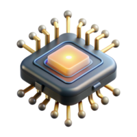 impressive vintage A single microchip emitting binary code as beams of light, dark background, abstract digital art, exclusive png