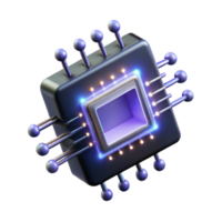 magnificent modern A single microchip emitting binary code as beams of light, dark background, abstract digital art, authentic png