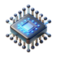 dramatic classic A single microchip emitting binary code as beams of light, dark background, abstract digital art, original png