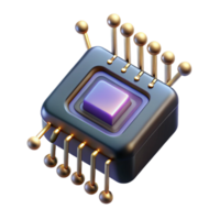 stunning traditional A single microchip emitting binary code as beams of light, dark background, abstract digital art, detailed png