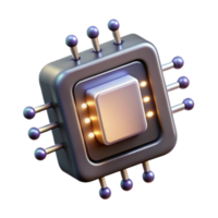 extraordinary rustic A single microchip emitting binary code as beams of light, dark background, abstract digital art, authentic png