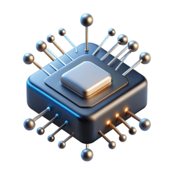 geweldig hedendaags een single microchip emitting binair code net zo balken van licht, donker achtergrond, abstract digitaal kunst, hoog kwaliteit png