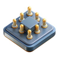 stunning contemporary A microscopic view of transistors on a microchip, scanning electron microscope imagery, scientific, genuine png