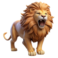 stunning classic A roaring lion with a flowing mane, dramatic lighting, realistic painting style exclusive png