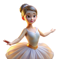 dramatic rustic Portrait of a graceful ballerina with flowing tulle and a serene expression, lit by stage lighting, in an art nouveau style detailed png