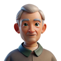beautiful vintage Portrait of an elderly man with a weathered face and kind eyes, lit by soft window light, in a classic portrait style exclusive png