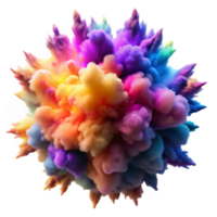 vibrant modern A chaotic explosion of vibrant, contrasting pigments, resembling a watercolor painting, with dynamic lighting and a grunge texture detailed png