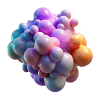 extraordinary creative A cloud of colorful particles, swirling and colliding in a dynamic motion, with a soft focus and a dreamlike atmosphere authentic png