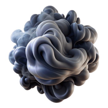 meraviglioso astratto un' vorticoso massa di Fumo e luce, la creazione di astratto forme e modelli, con un' scuro, misterioso atmosfera esclusivo png