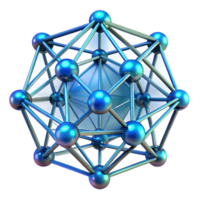 magnificent vintage A network of interconnected, glowing nodes, forming a complex, geometric pattern, illuminated by a cool, blue light, cyberpunk style exclusive png