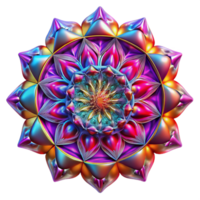 stunning rustic A kaleidoscope of fractal patterns, in a vibrant, psychedelic color palette, illuminated by a bright, pulsating light, op art style detailed png