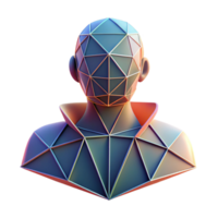 serene vintage Abstract portrait formed by intersecting lines and geometric shapes, illuminated by a soft, ambient light, rendered in a minimalist, Bauhaus style genuine png