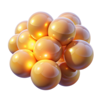 beautiful minimalist A cluster of luminous orbs, emitting a warm, ethereal glow, in a dreamlike, surrealist style 4K png