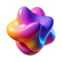 stunning creative A fluid, amorphous shape, shifting and morphing in a vibrant, gradient color scheme, illuminated by a soft, diffused light, abstract expressionism style detailed png