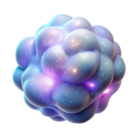 dramatic vintage A cloud of luminous particles, forming a swirling nebula, illuminated by a soft, ethereal glow, in a cosmic, abstract style professional png