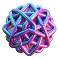 stunning artistic A complex, geometric pattern formed by interlocking tessellations, in a vibrant, geometric pattern, illuminated by a bright, neon light, op art style 4K png