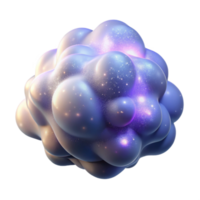 stunning traditional A cloud of luminous particles, forming a swirling nebula, illuminated by a soft, ethereal glow, in a cosmic, abstract style 4K png