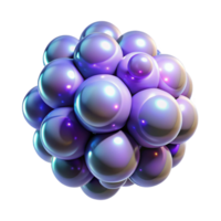extraordinary artistic A cluster of luminous orbs, emitting a cool, ethereal glow, in a futuristic, cyberpunk style 4K png