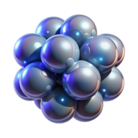 impressive vintage A cluster of luminous orbs, emitting a cool, ethereal glow, in a futuristic, cyberpunk style detailed png